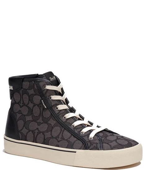 cheap coach sneakers|coach high top sneakers men's.